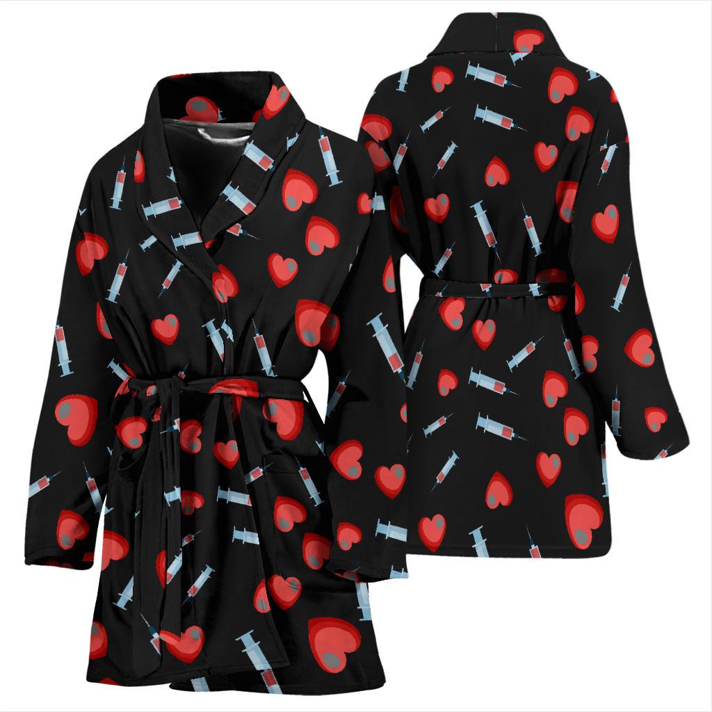 Phlebotomist Medical Concept Women Bath Robe-JTAMIGO.COM