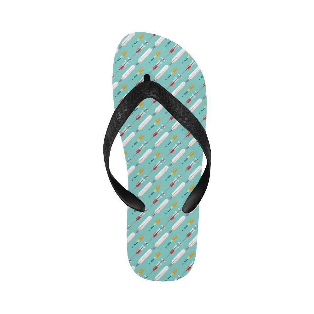 Phlebotomist Medical Print Flip Flops-JTAMIGO.COM