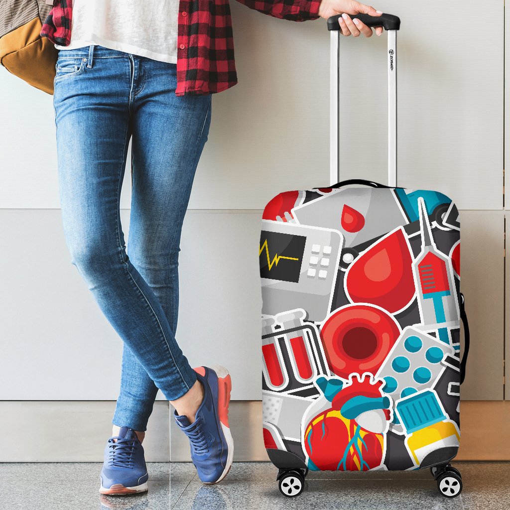 Phlebotomist Medical Themed Luggage Cover Protector