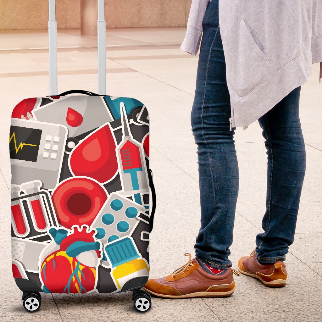 Phlebotomist Medical Themed Luggage Cover Protector