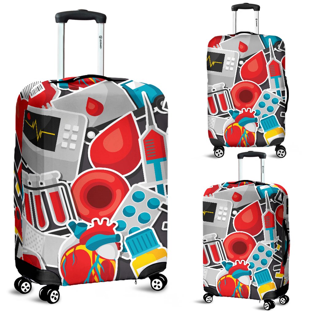 Phlebotomist Medical Themed Luggage Cover Protector