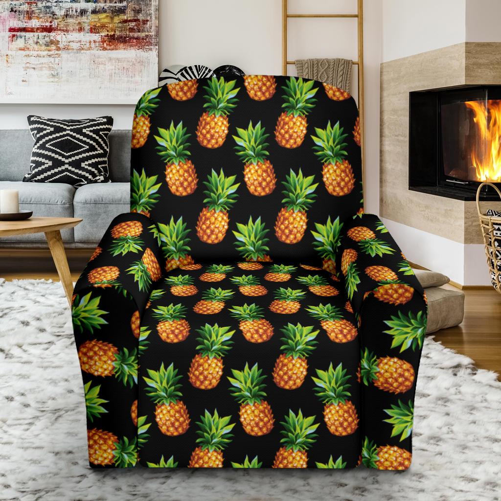 Pineapple Cute Print Design Pattern Single Sofa Slipcover -JTAMIGO.COM