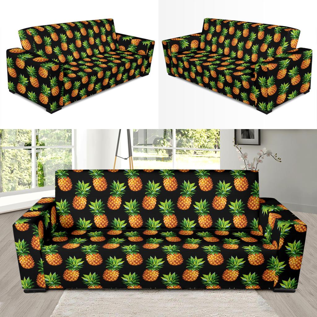 Pineapple Cute Print Design Pattern Sofa Slipcover-JTAMIGO.COM
