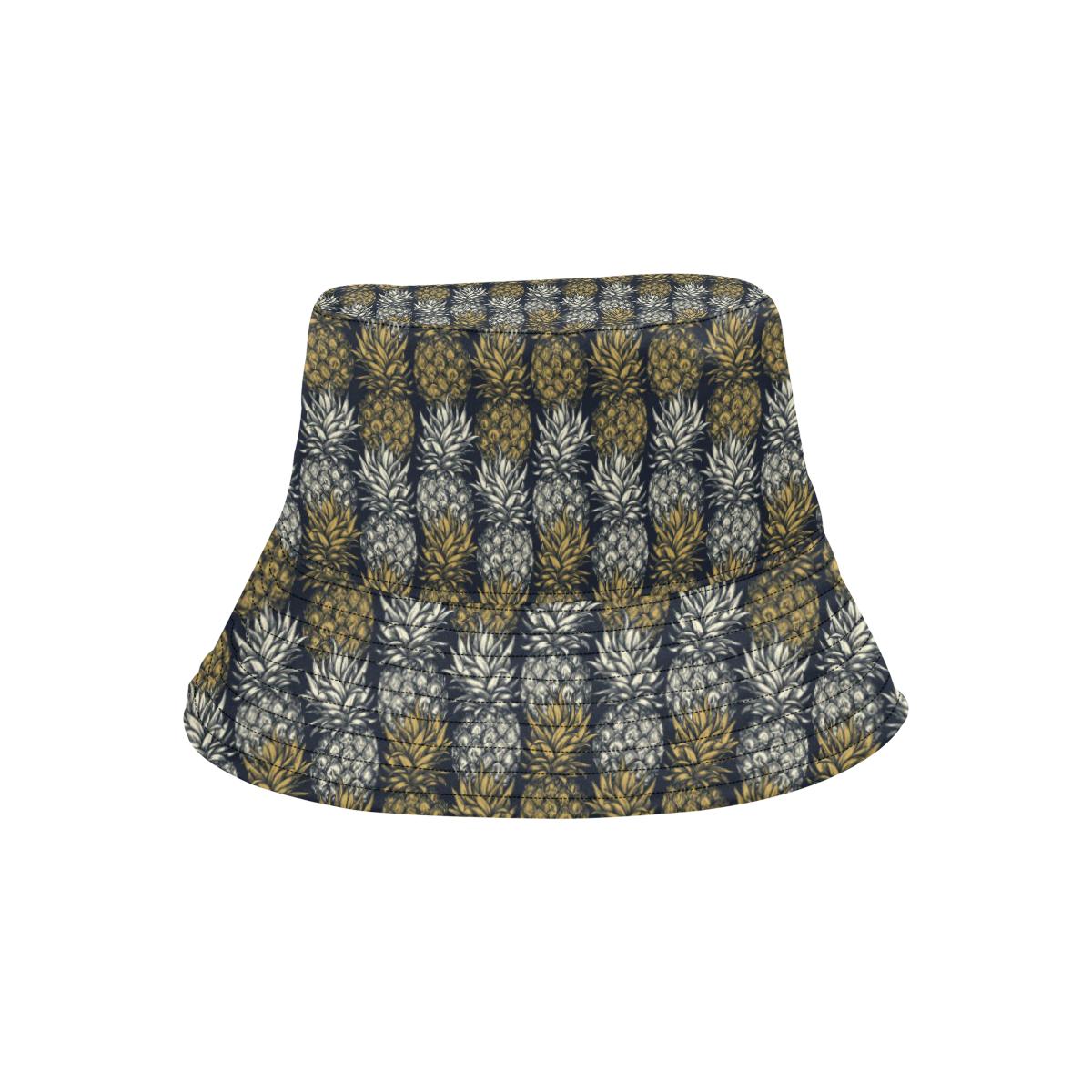 Pineapple Print Design Pattern Unisex Bucket Hat