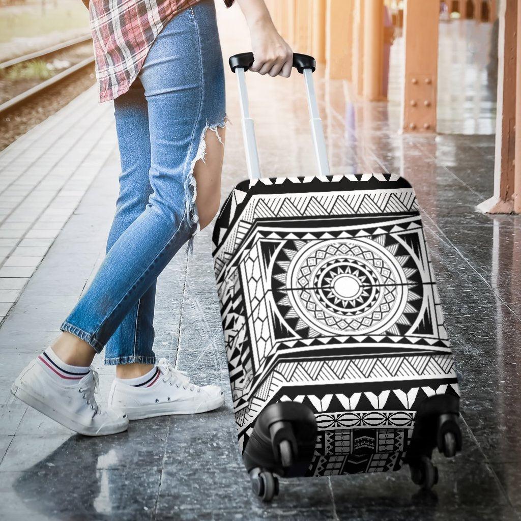 Polynesian Tattoo Design Luggage Cover Protector