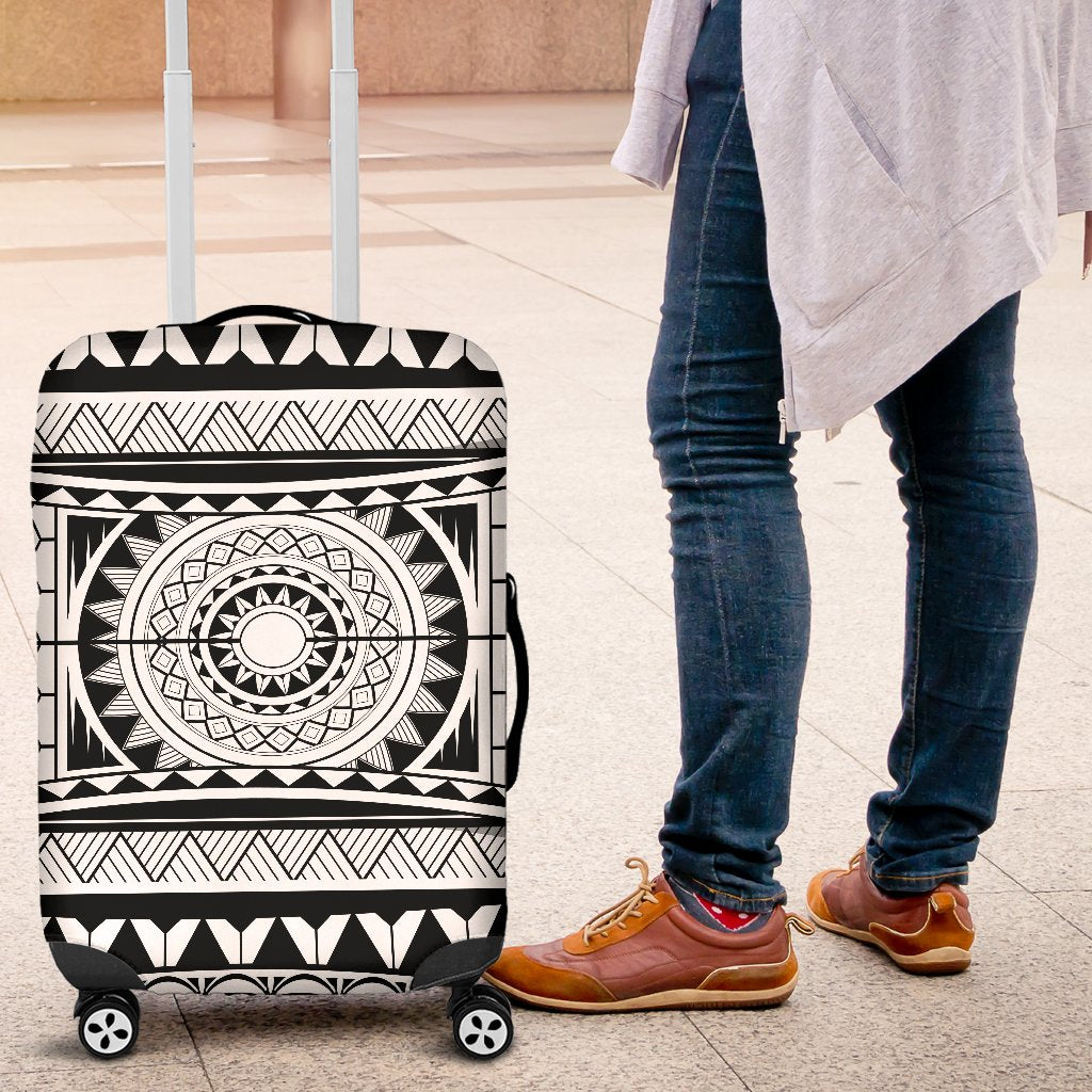 Polynesian Tattoo Design Luggage Cover Protector