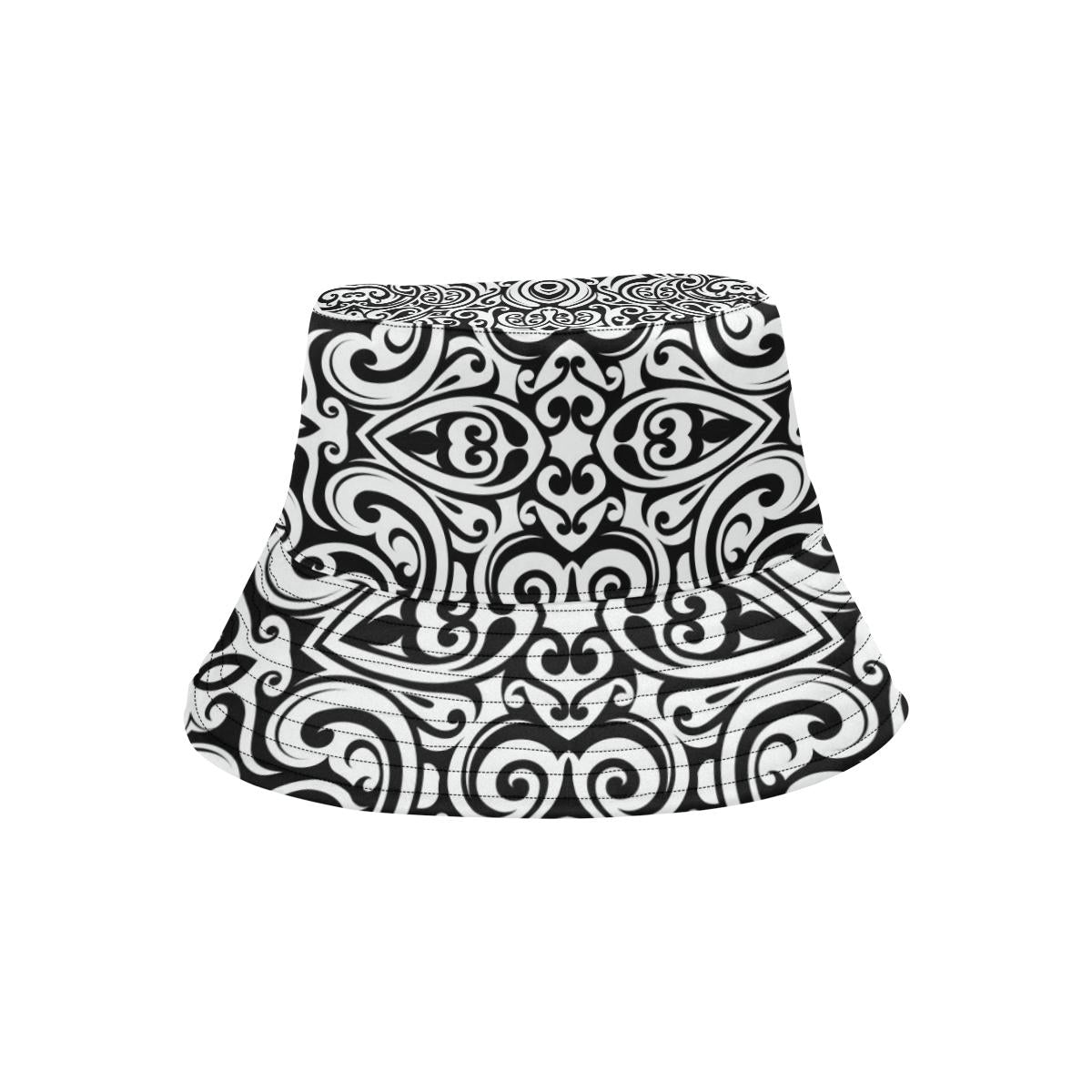 Polynesian Tattoo Pattern Unisex Bucket Hat