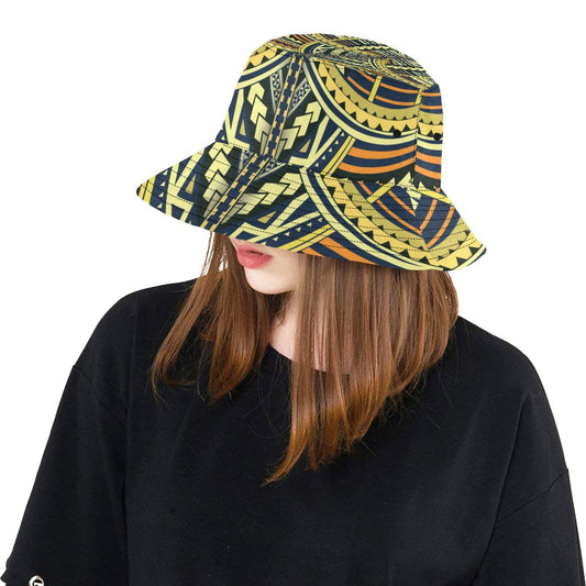 Polynesian Tattoo Print Unisex Bucket Hat