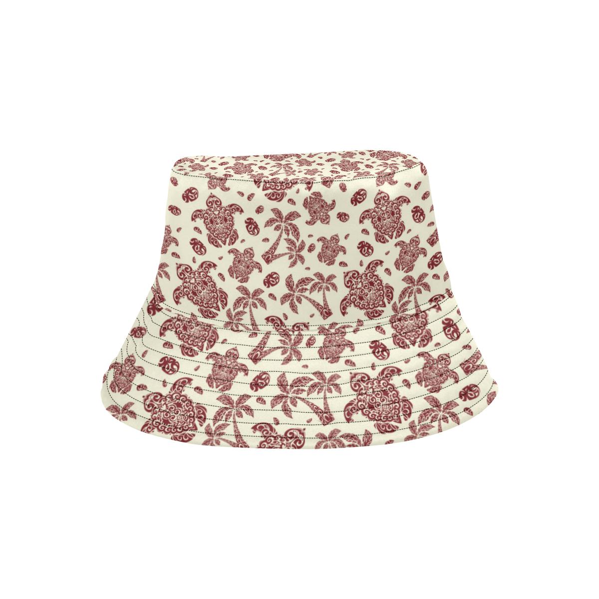 Polynesian Tattoo Turtle Themed Unisex Bucket Hat
