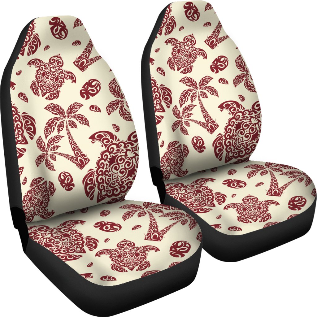 Polynesian Tattoo Turtle Themed Universal Fit Car Seat Covers