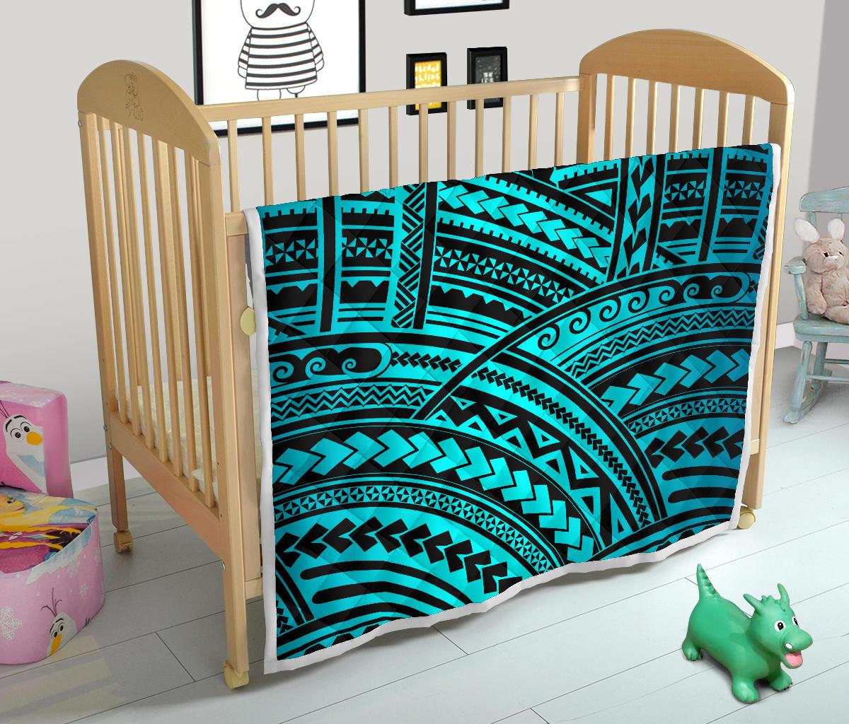 Polynesian Tribal Premium Quilt-JTAMIGO.COM