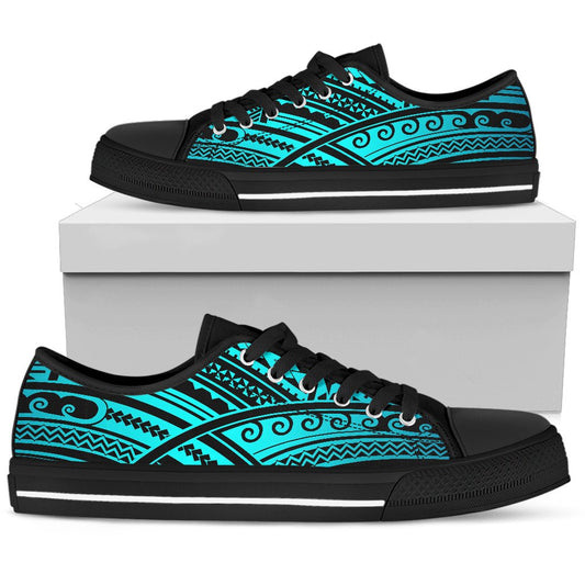 Polynesian Tribal Women Low Top Shoes-JTAMIGO.COM