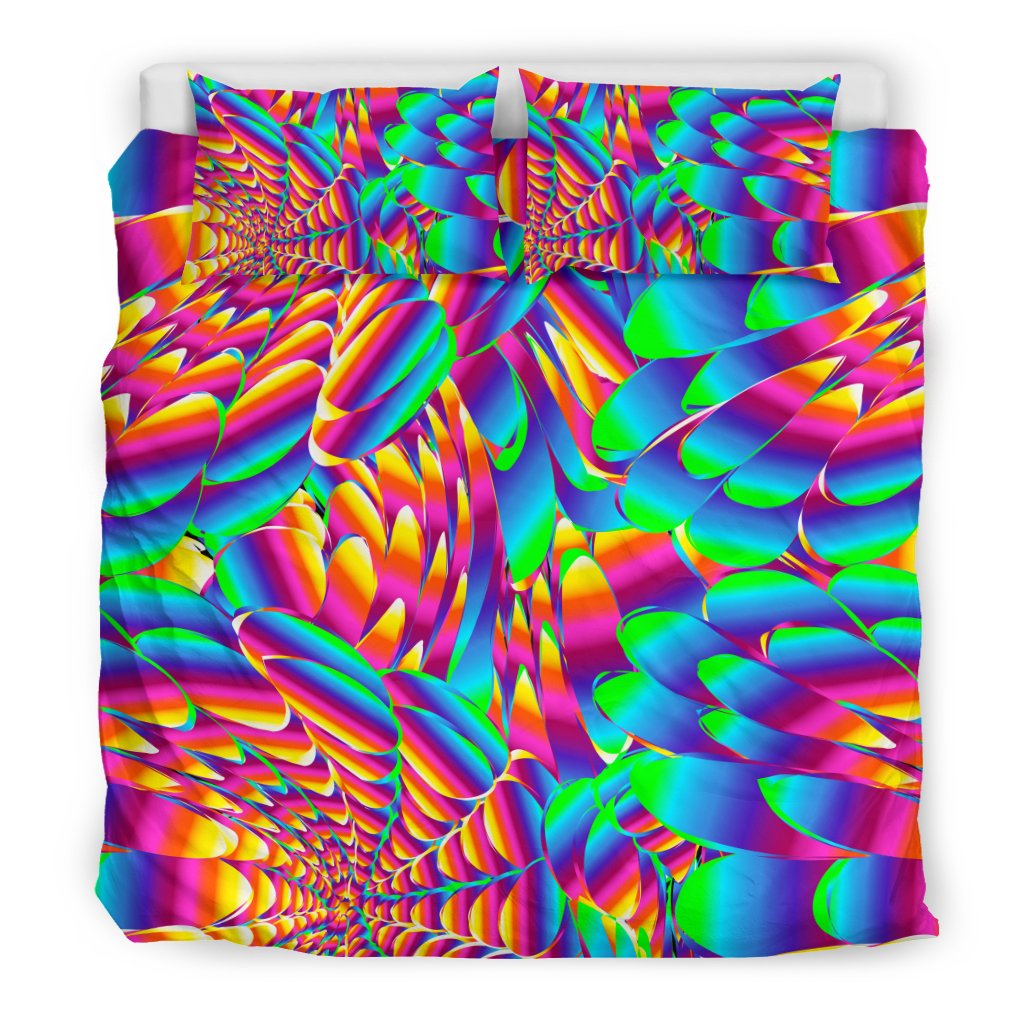 Psychedelic Trippy Pattern Duvet Cover Bedding Set