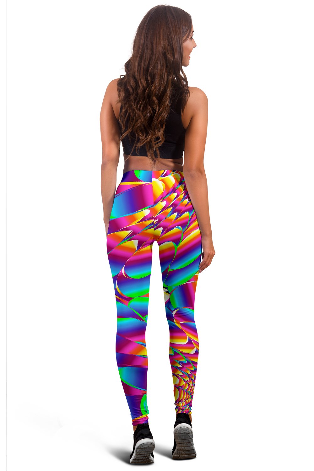 Psychedelic Trippy Pattern Women Leggings