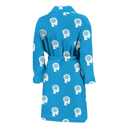 Psychology Pattern Print Design A03 Men Bathrobe-JORJUNE.COM