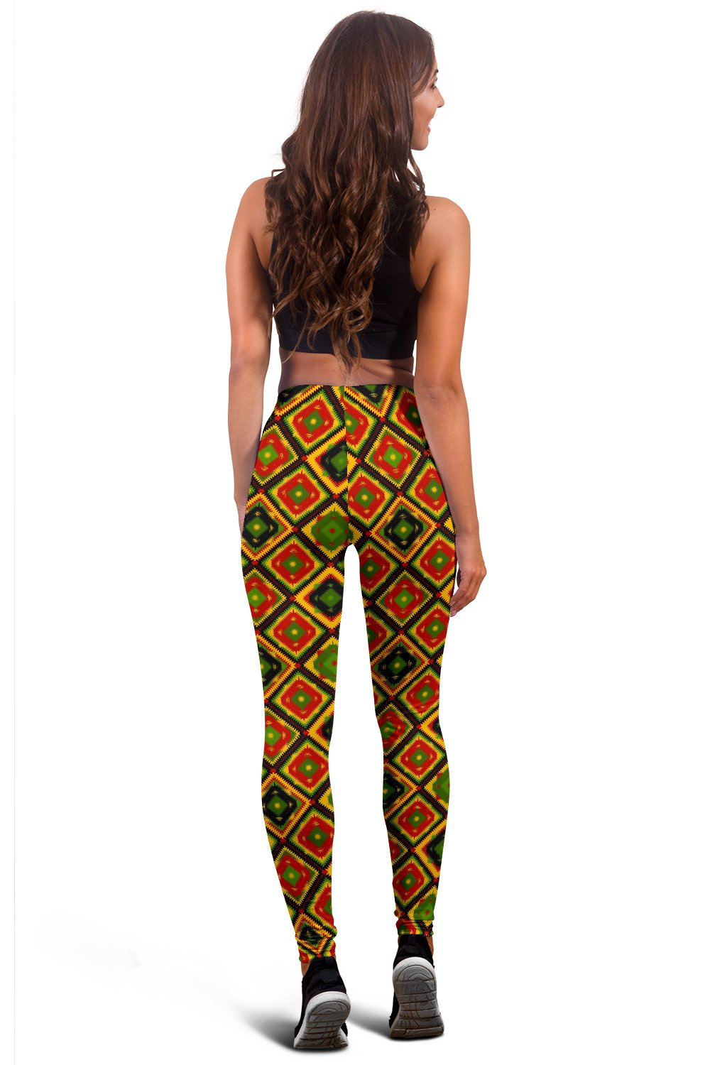 Rasta Reggae Color Pattern Women Leggings