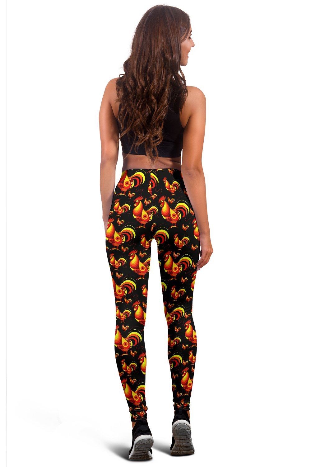 Rooster Print Themed Women Leggings