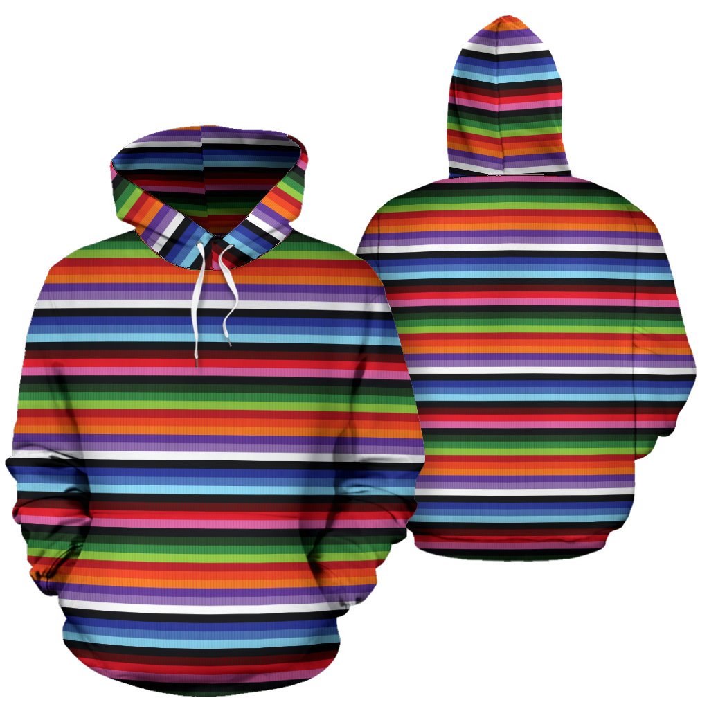 Serape Design Pullover Hoodie