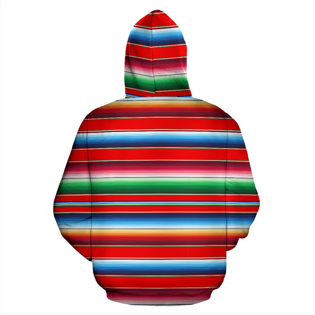 Serape Print Pullover Hoodie
