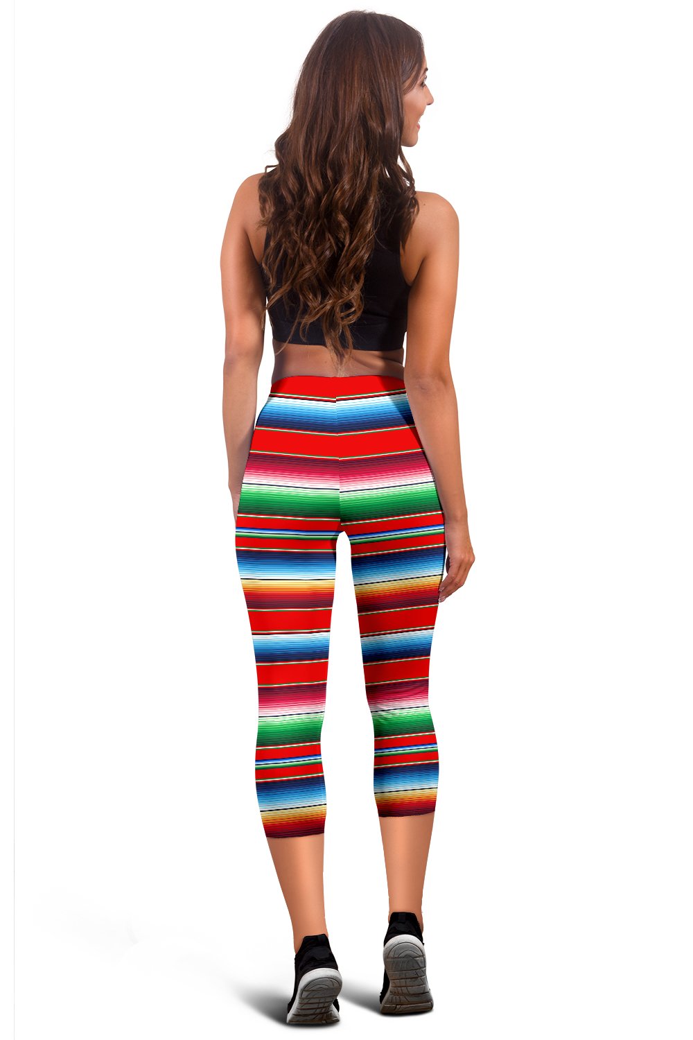 Serape Print Women Capris
