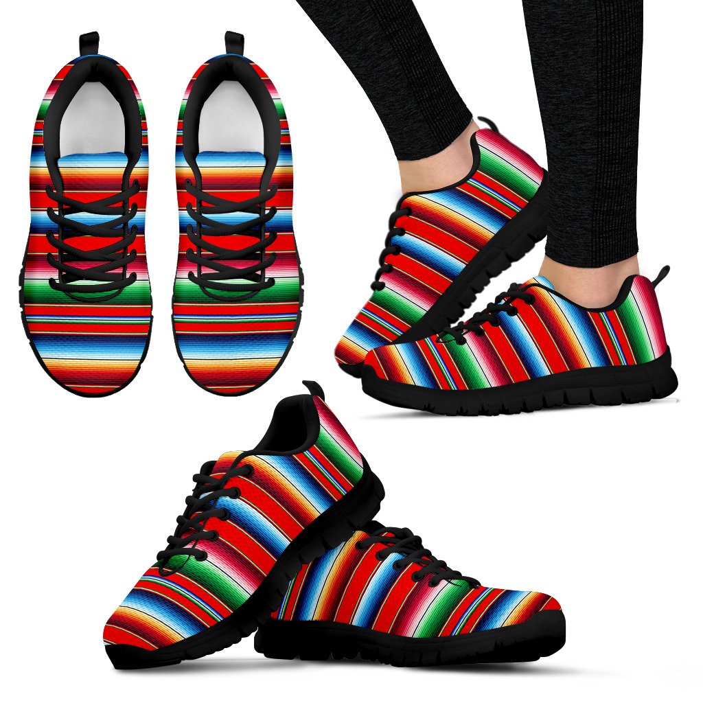 Serape Print Women Sneakers Shoes