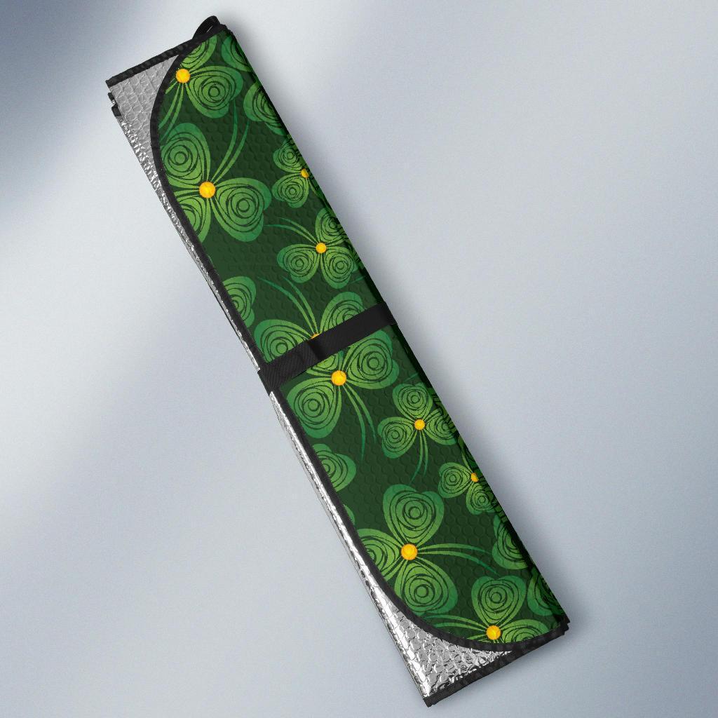 Shamrock Pattern Car Sun Shade For Windshield