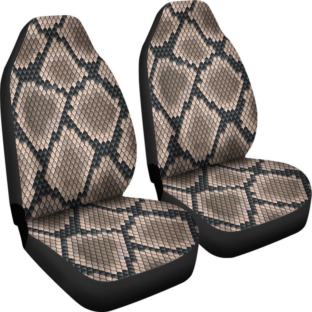 Snake Skin Design Print Universal Fit Car Seat Covers