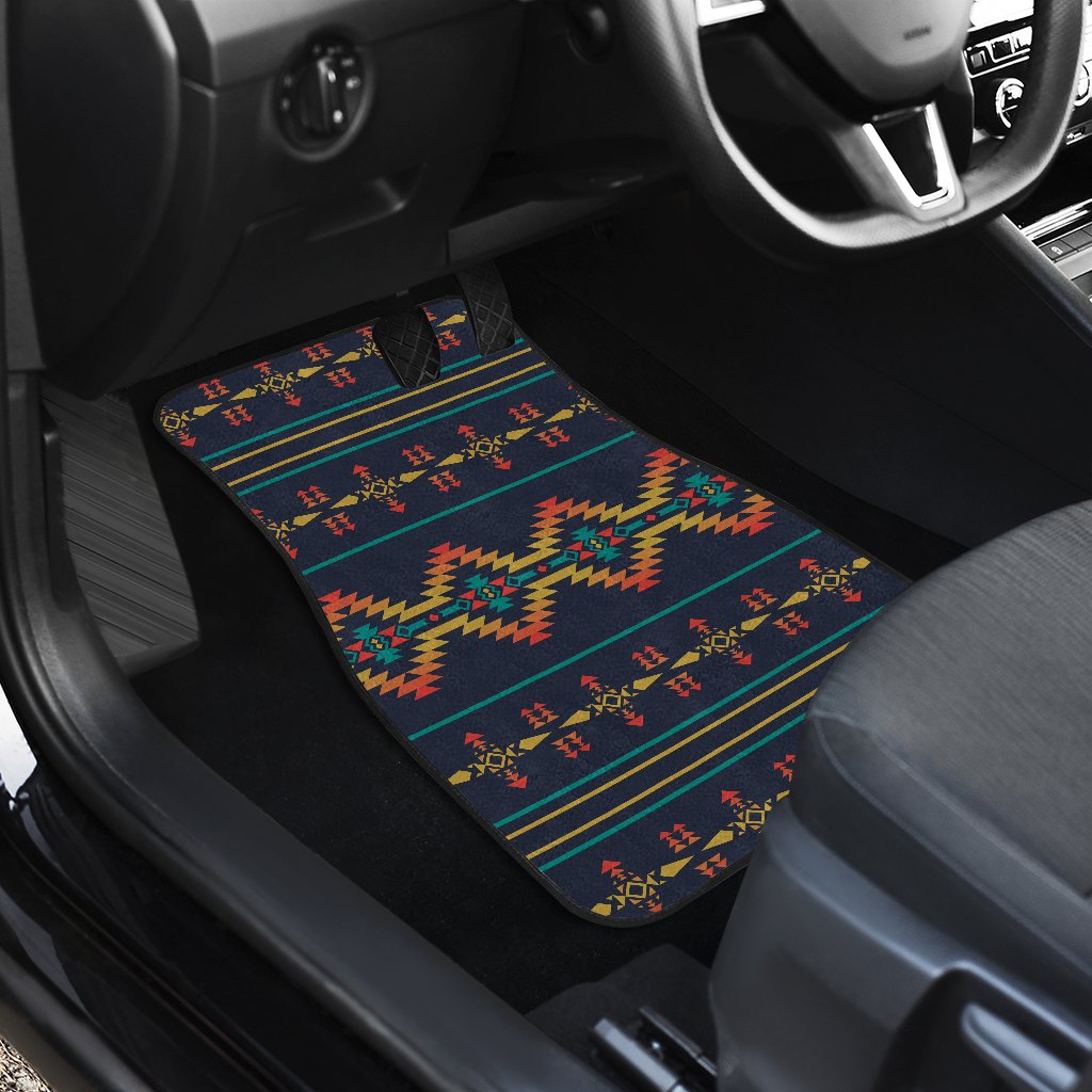 Southwest American Design Themed Print Car Floor Mats