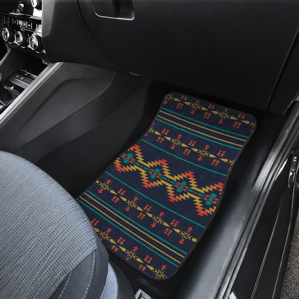 Southwest American Design Themed Print Car Floor Mats