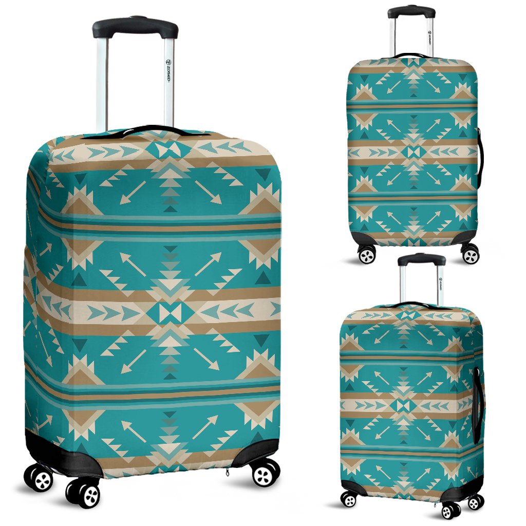 Southwest Native Design Themed Print Luggage Cover Protector