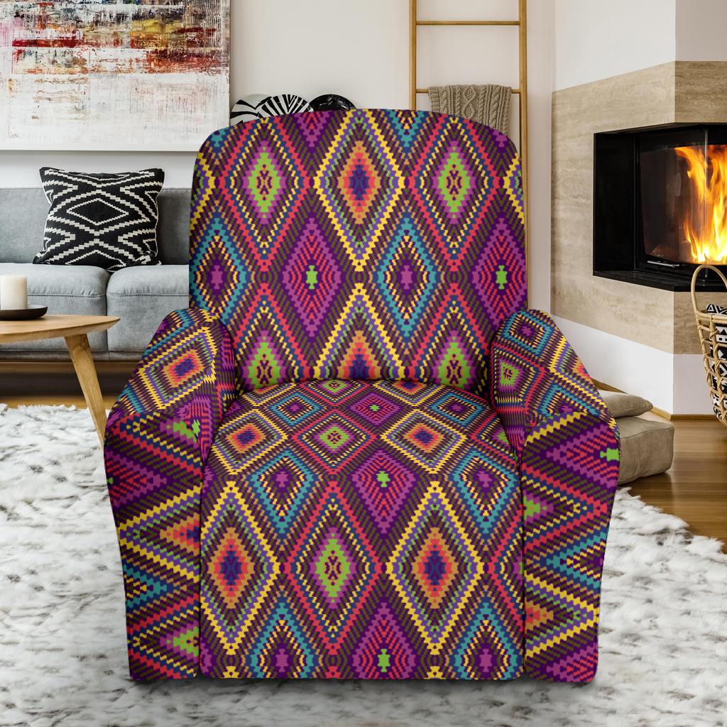Southwestern Print Single Sofa Slipcover -JTAMIGO.COM