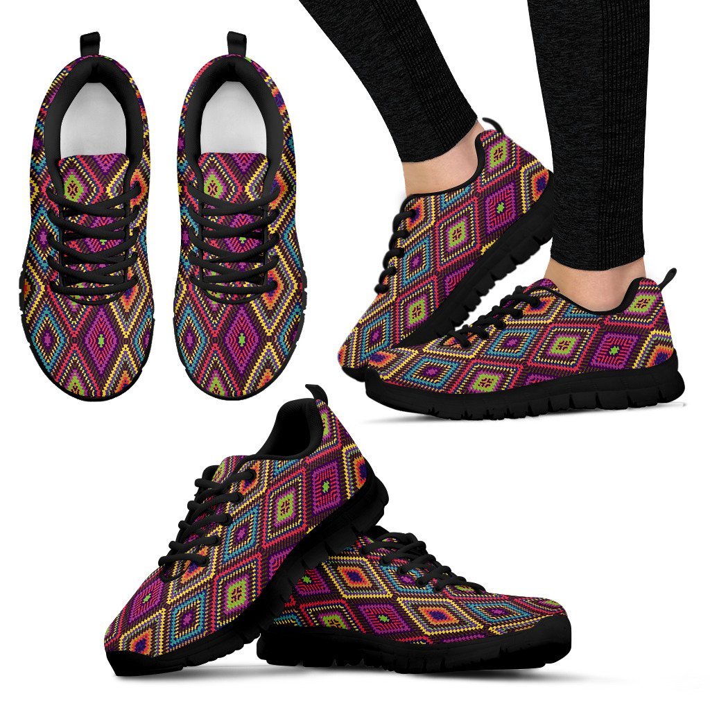 Southwestern Print Women Sneakers Shoes
