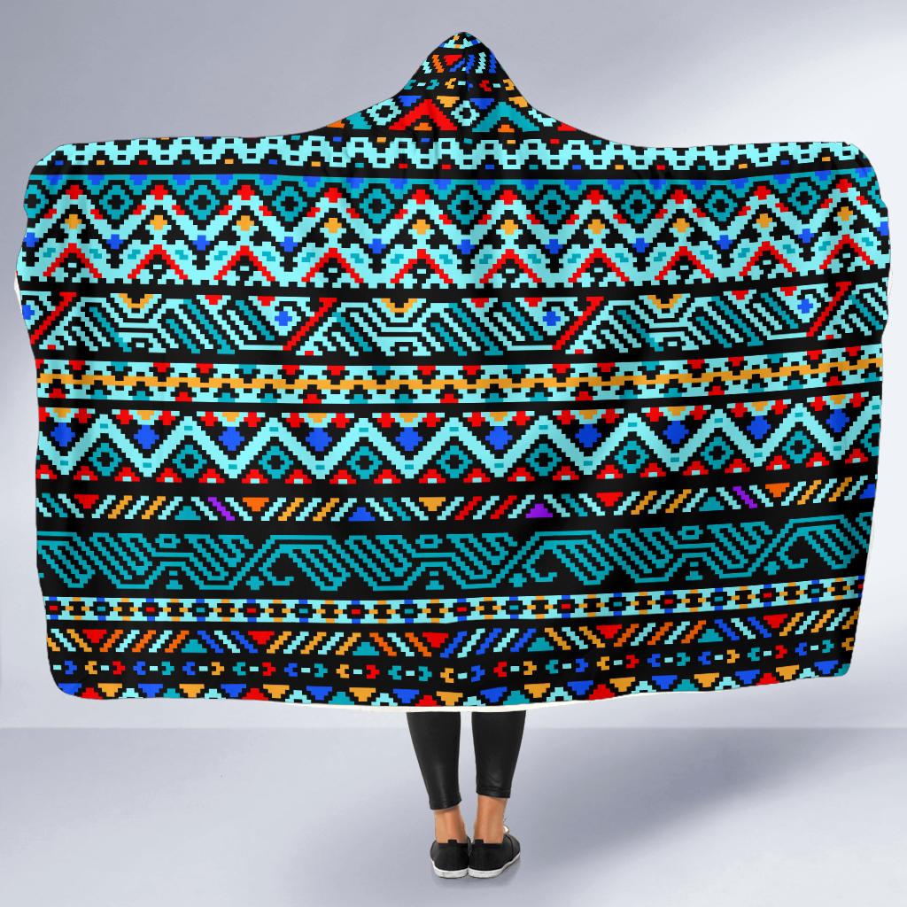 Southwestern Style Hooded Blanket-JTAMIGO.COM