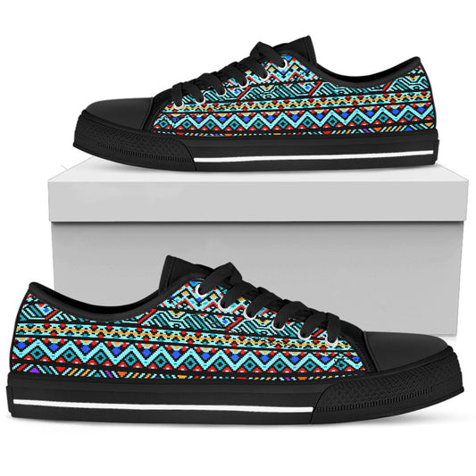 Southwestern Style Women Low Top Shoes-JTAMIGO.COM