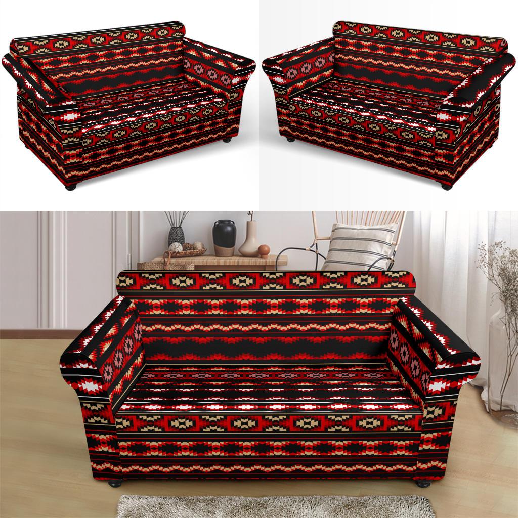 Southwestern Themed Loveseat Slipcover-JTAMIGO.COM