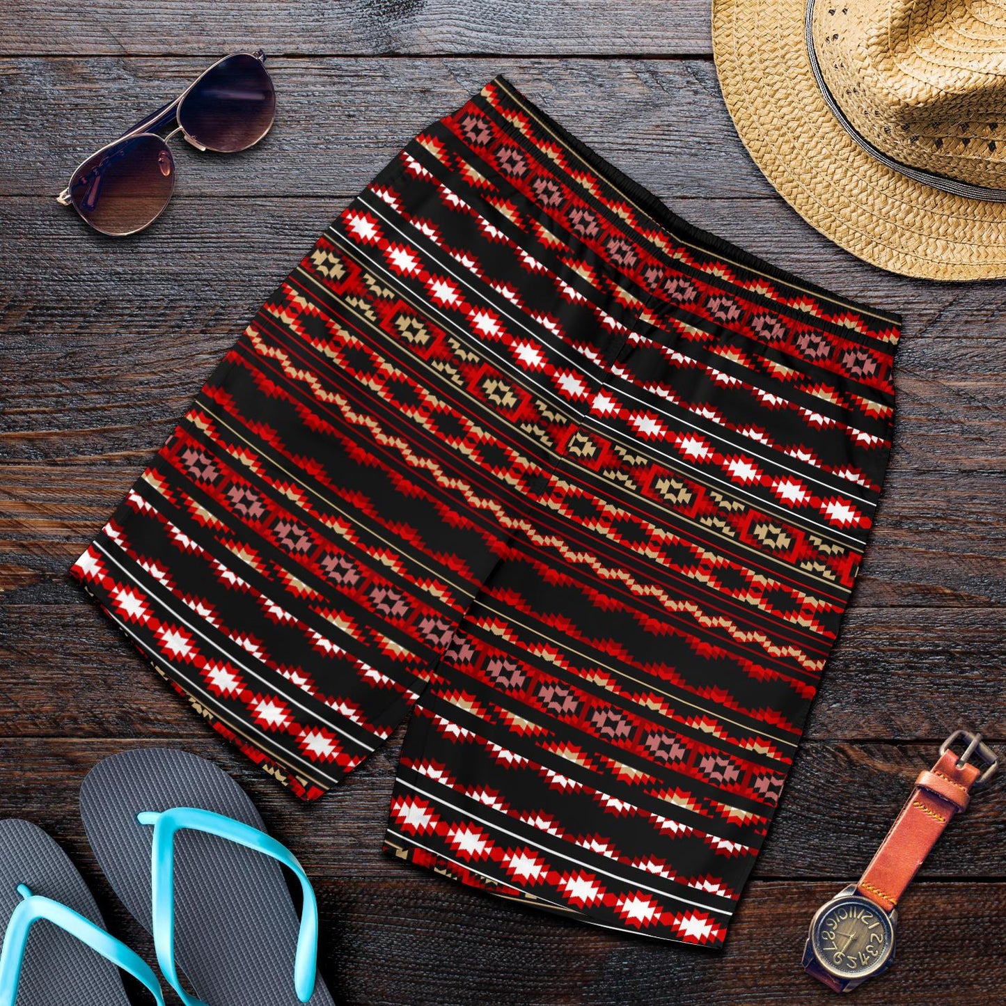 Southwestern Themed Mens Shorts-JTAMIGO.COM