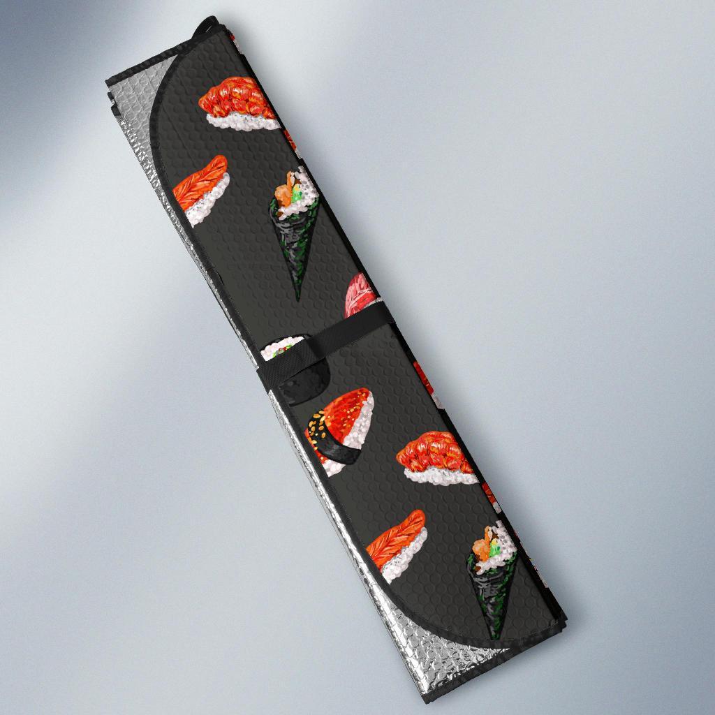 Sushi Design Print Car Sun Shade For Windshield