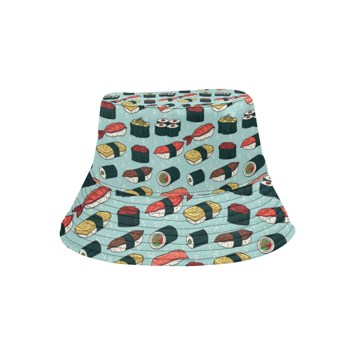 Sushi Pattern Design Unisex Bucket Hat