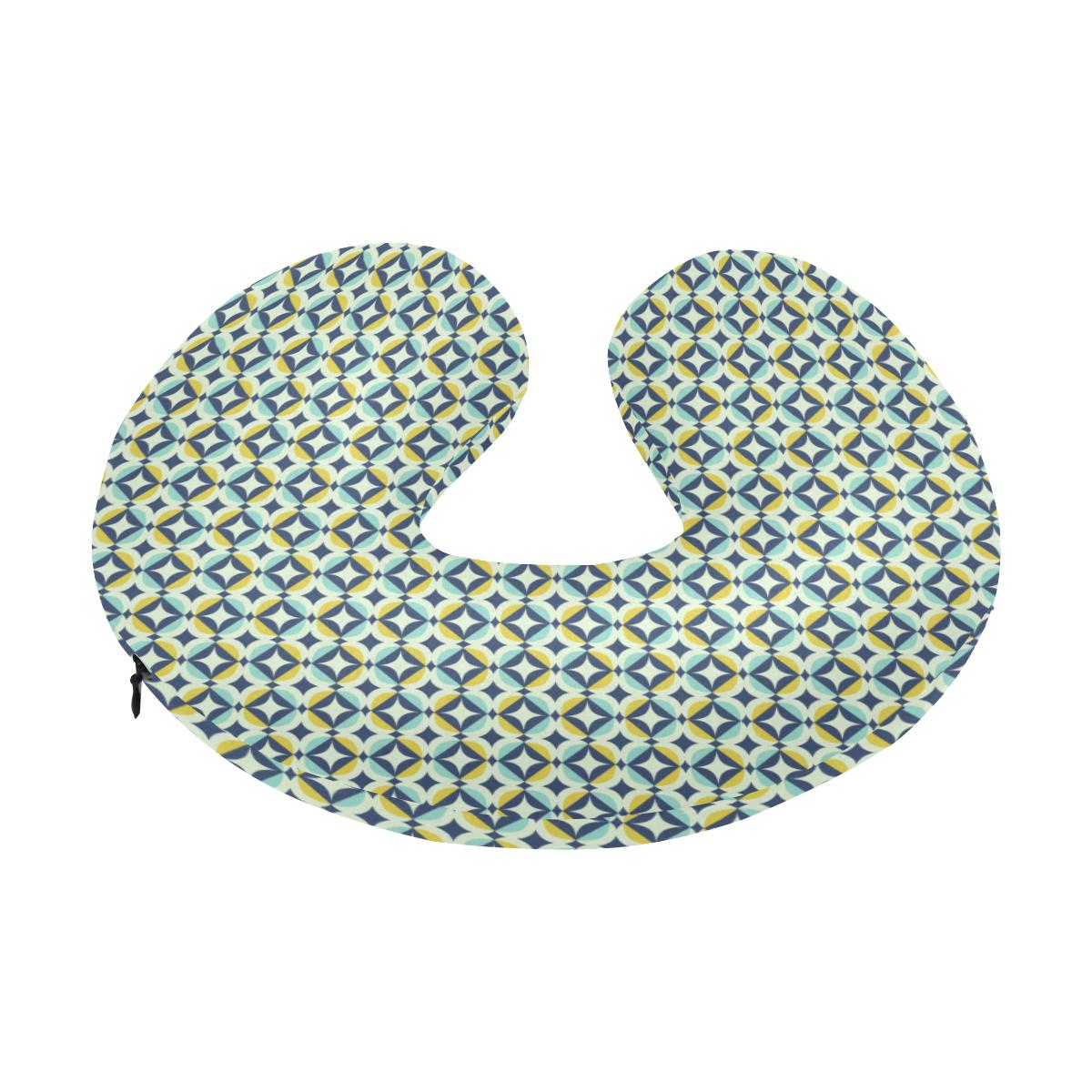 Swedish Design Pattern U-Shaped Travel Neck Pillow-JTAMIGO.COM