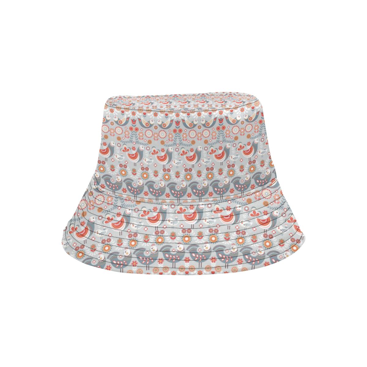 Swedish Nordic Design Print Unisex Bucket Hat
