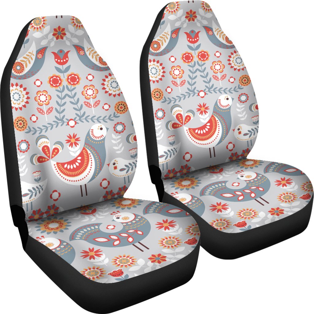 Swedish Nordic Design Print Universal Fit Car Seat Covers