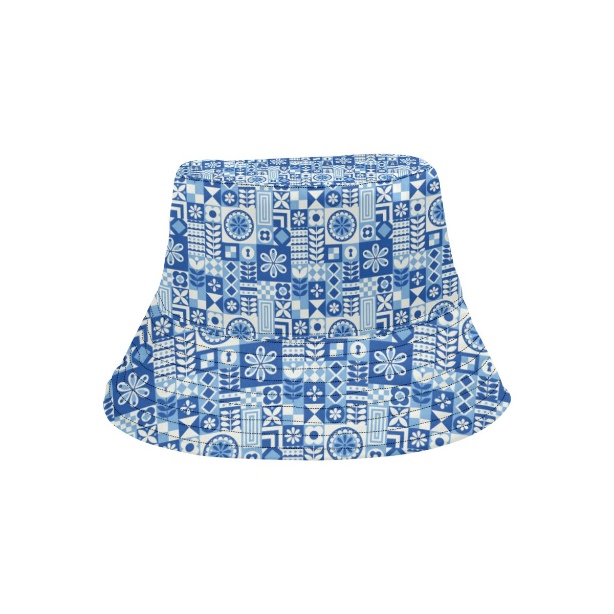 Swedish Print Pattern Unisex Bucket Hat
