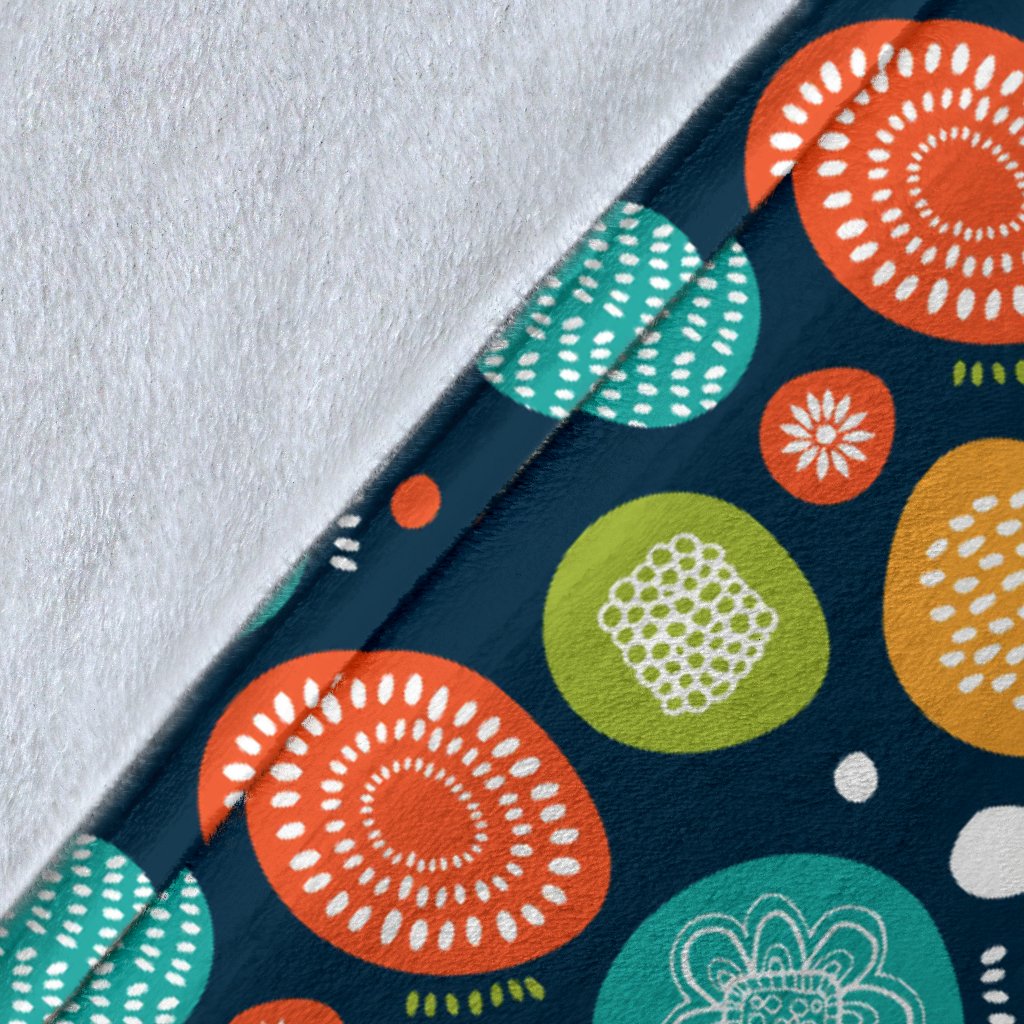 Swedish Themed Design Fleece Blanket