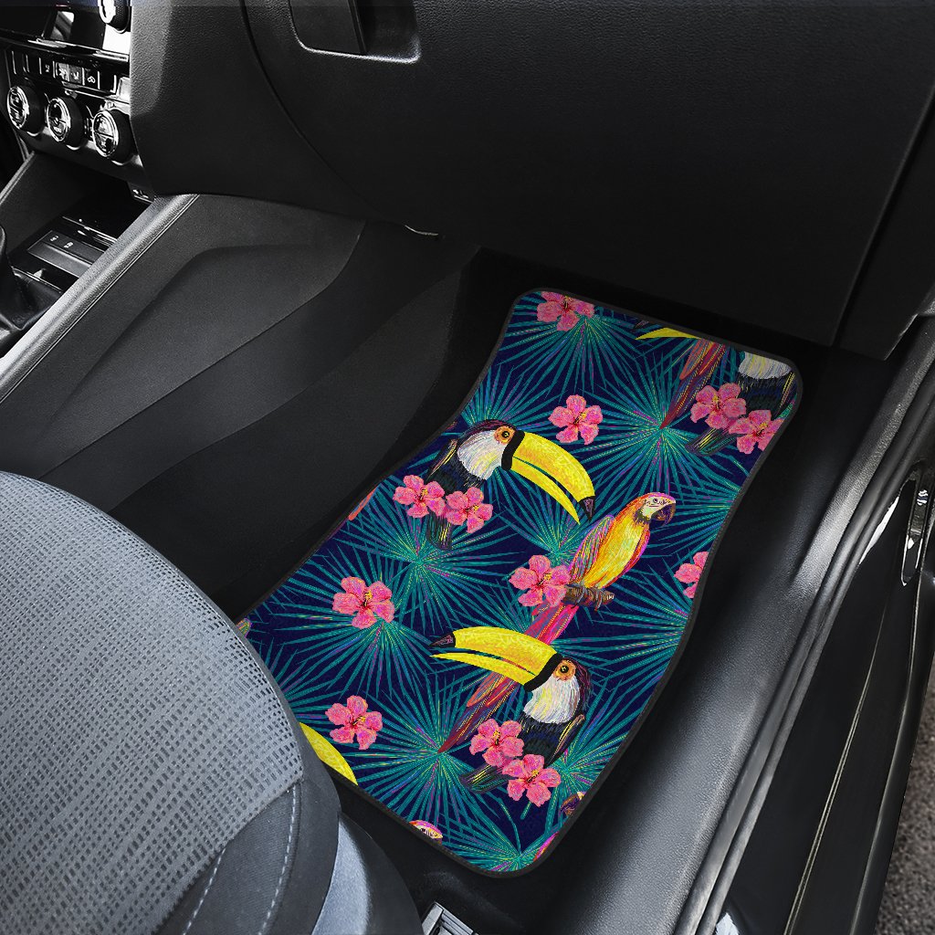 Toucan Parrot Design Car Floor Mats