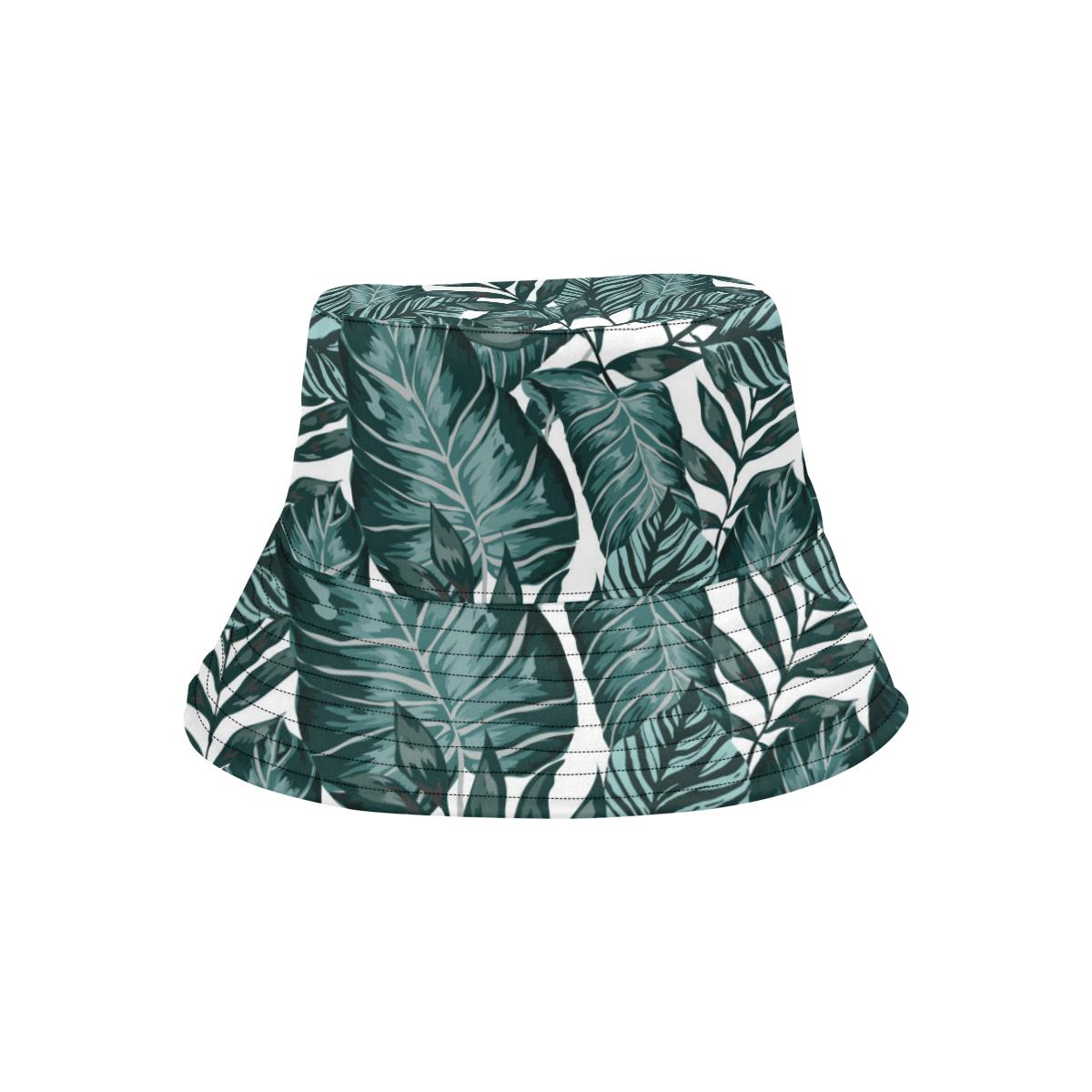 Tropical Palm Leaves Pattern Unisex Bucket Hat