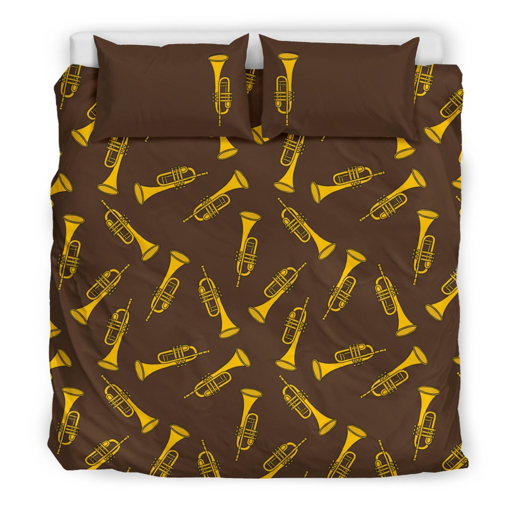 Trumpet Pattern Design Print Duvet Cover Bedding Set
