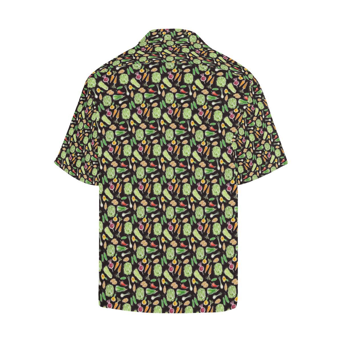 Vegan Draw Themed Design Print Men Aloha Hawaiian Shirt