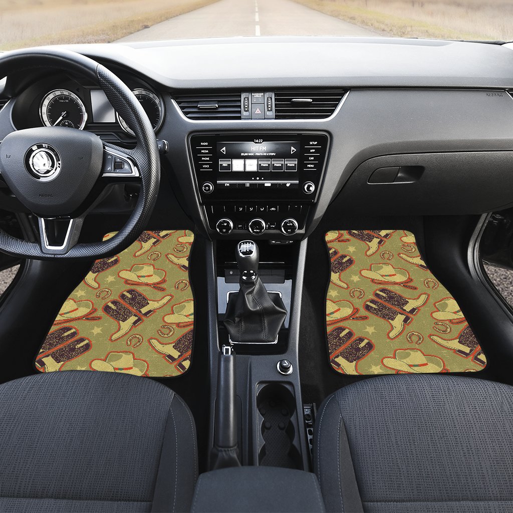 Western Cowboy Themed Car Floor Mats