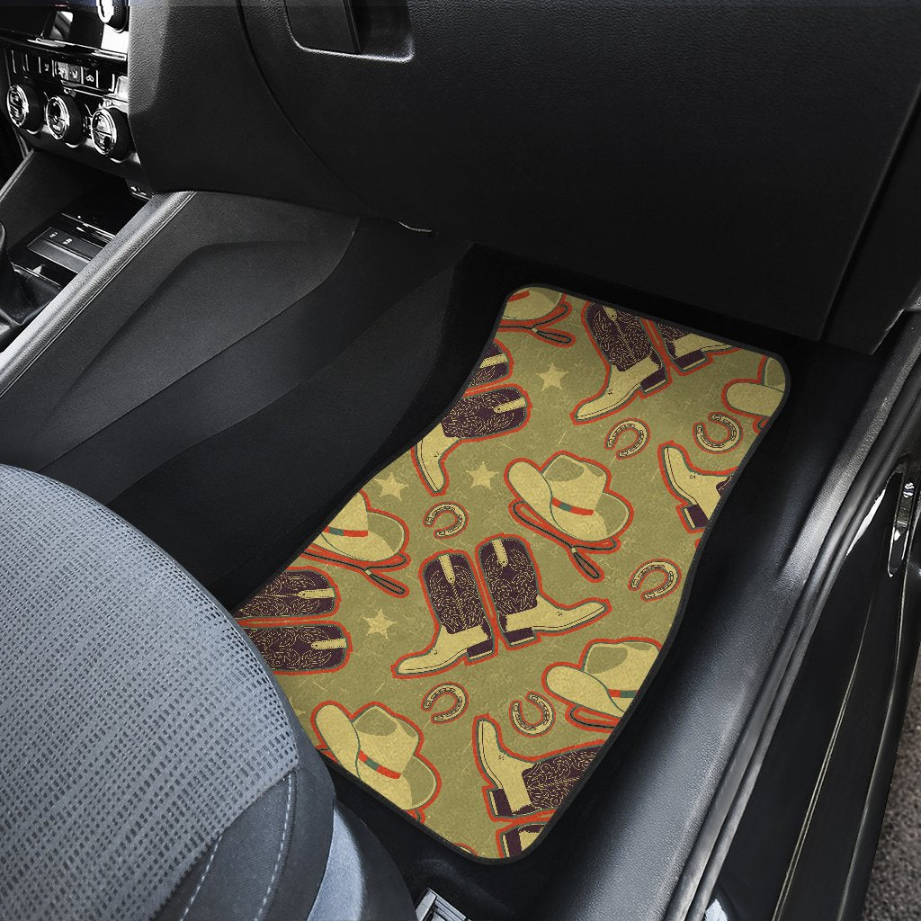 Western Cowboy Themed Car Floor Mats