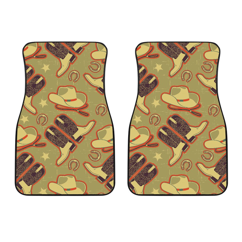 Western Cowboy Themed Car Floor Mats